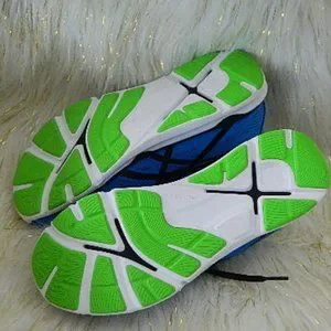 Asics Shoes Mens Asics 33fa T533n Athletic Running Sneaker Blue Black Lime Size 8 Nwob Poshmark